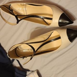 Nine west tuxedo shoes